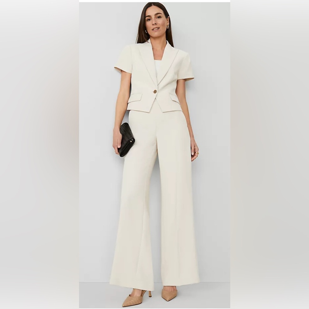 BRAND NEW Petite Side-Zip Wide-Leg Pant